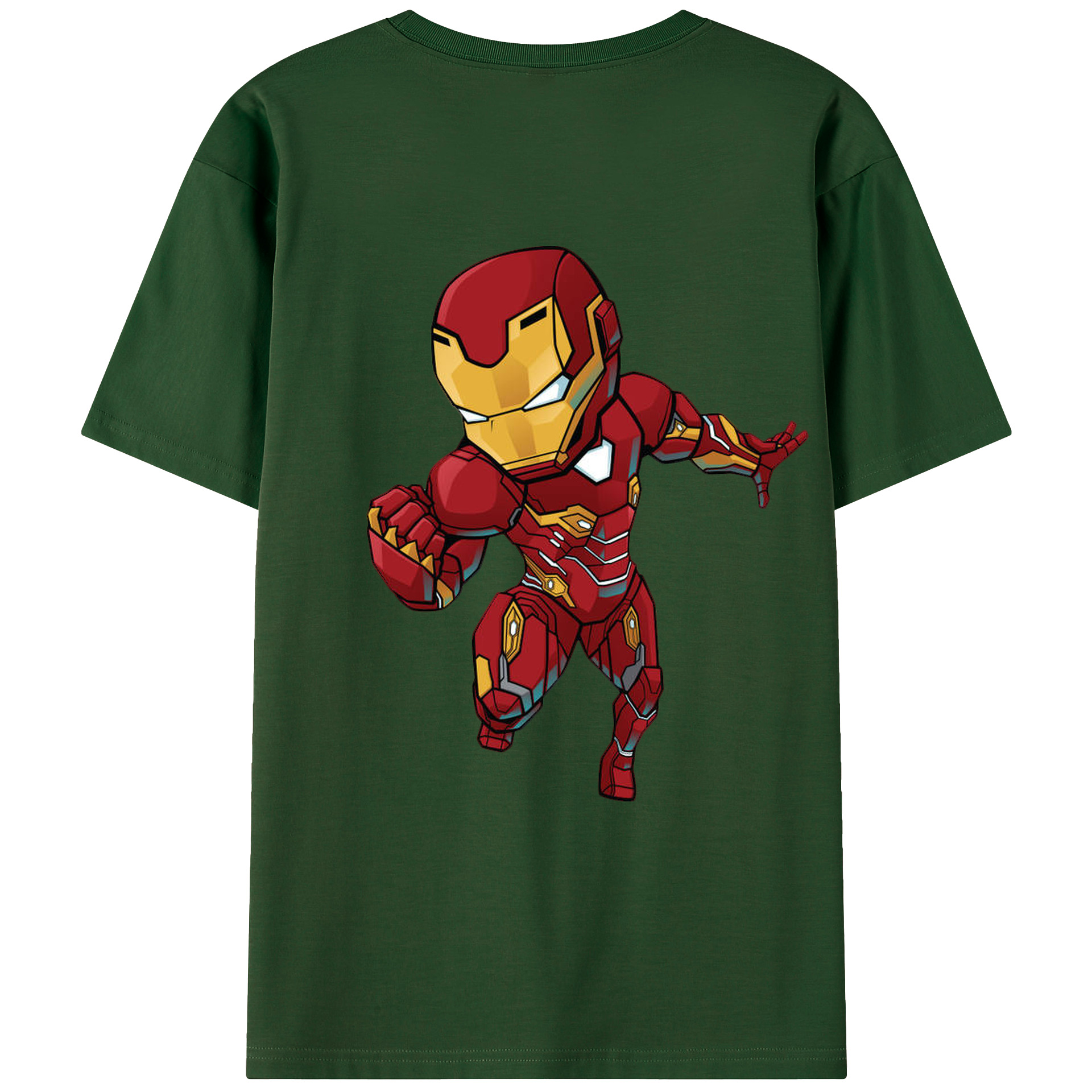 （画像用） アベンジャーズ The Avengers 綿100％半袖Tシャツ（背面プリント）